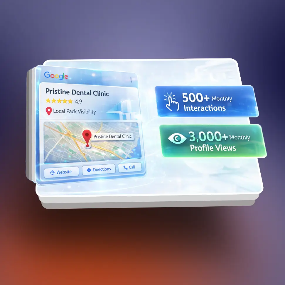 Google Business Profile optimization case study for Pristine Dental